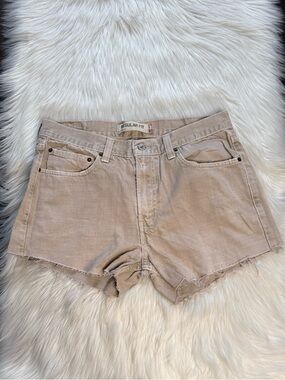 Levi’s 505 33” Tan Denim Regular Fit Cut Offs